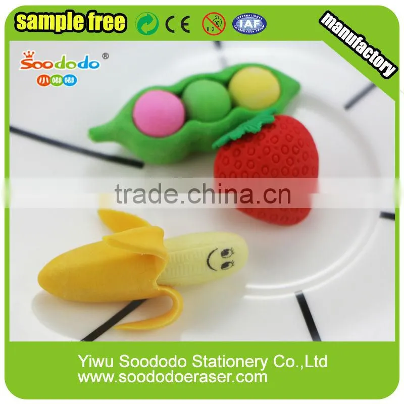 Cheap Novelty Colourful Office Fruit Eraser