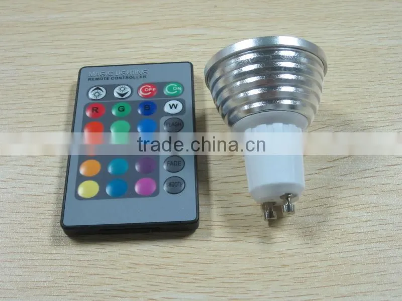 gu10 RGB shoot light,led lights gu10,gu10 led spot light