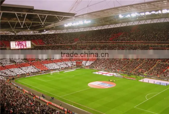 Sunshade steel structure space frame football stadium
