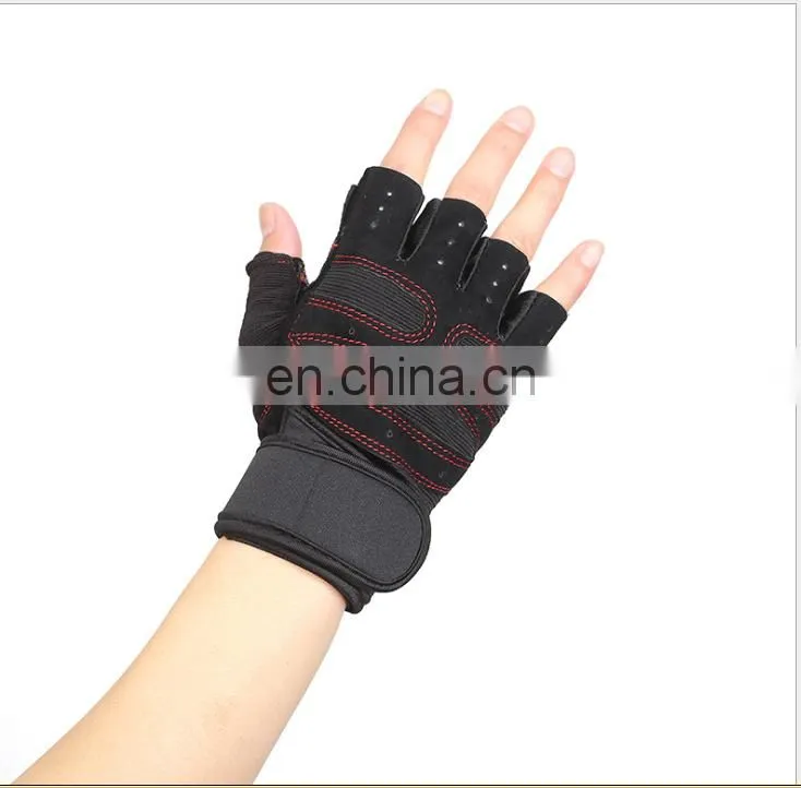 Neoprene bodybuilding sport fitness gloves exercise training gym gloves for men women