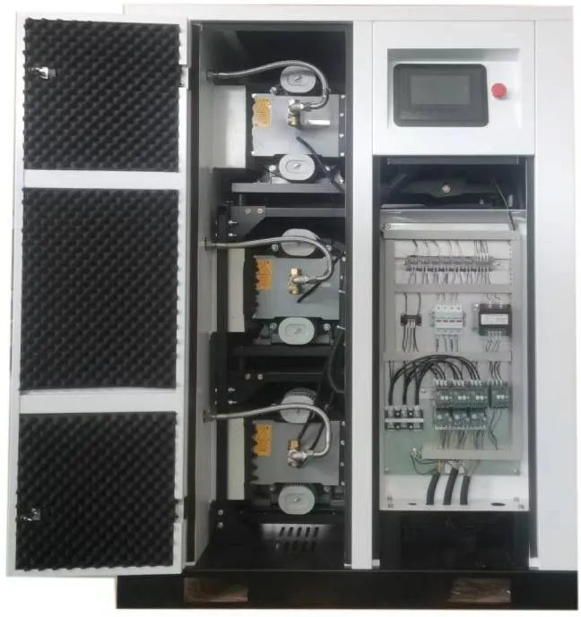 The interior of the oil-free vortex air compressor.png