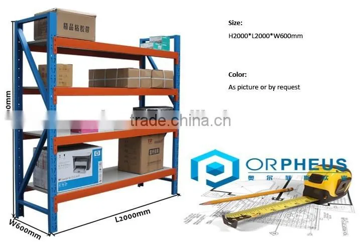 Colorful Shop Storage Furniture Custom Metal Rack Commodity Shelf