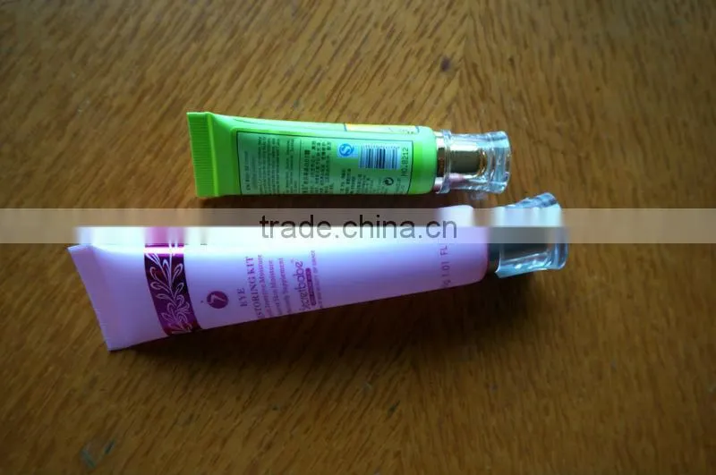 Soft tube for cosmetic packaging, plastic cosmetic containers,cosmetic plastic tube