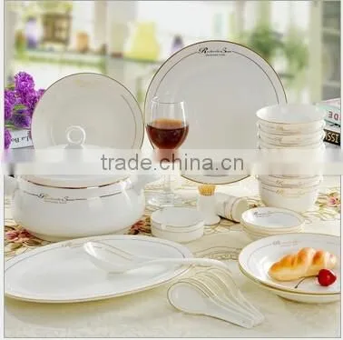 56 pcs Portuguese Design Ceramic Dinnerware Made In China