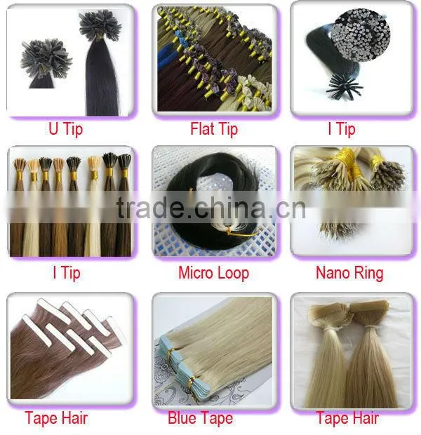 Top quality popular remy silky human hair Clip On Hair Extension