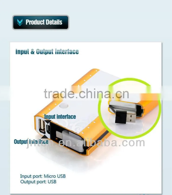 Dual output 5600mAh mobile phone charger