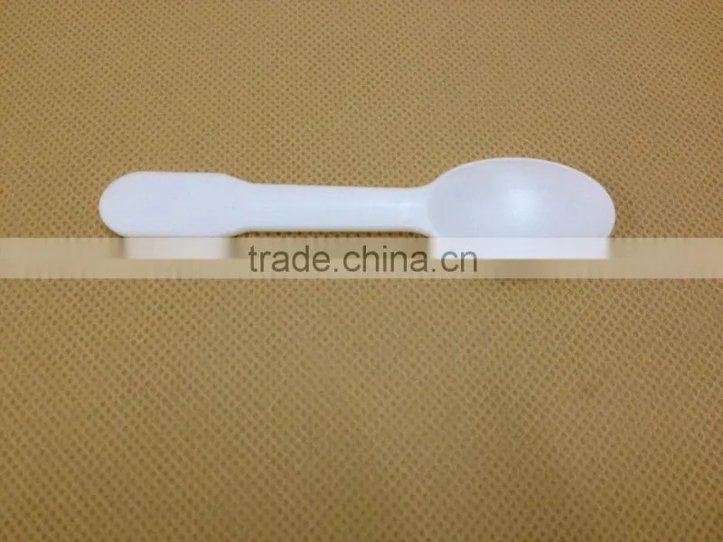 Long Hanle Clear Plastic Ice Cream Spoon