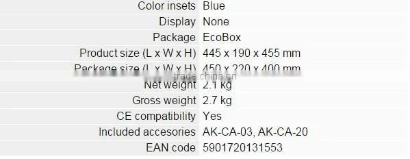 Computer Micro ATX Case AK12BL