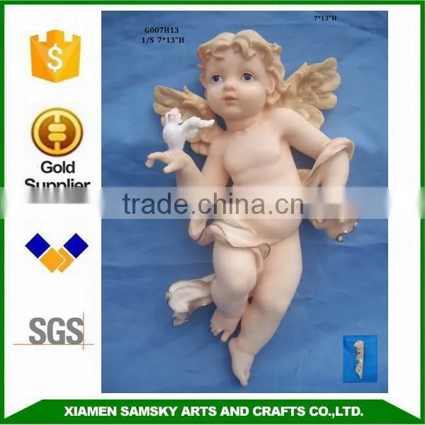 Wholesale Religious craft polyresin baby angel crafts