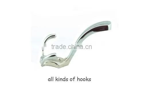 Unique single hooks for clothes hooks for overalls