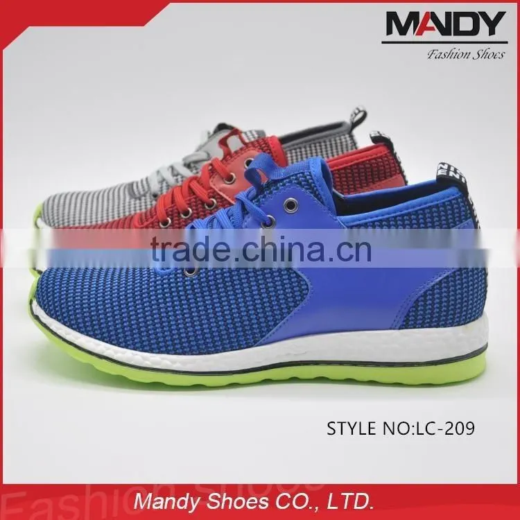 Outdoor sport atheltic light weight shoes in guangzhou factory