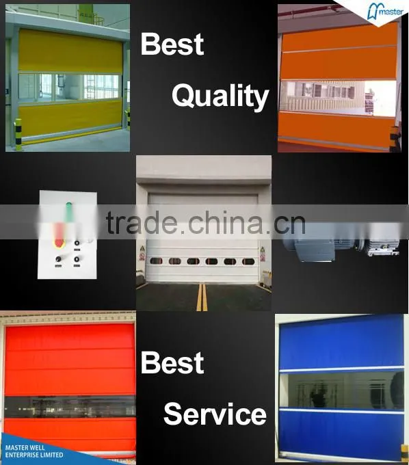 Pretty pvc fast speed rolling door