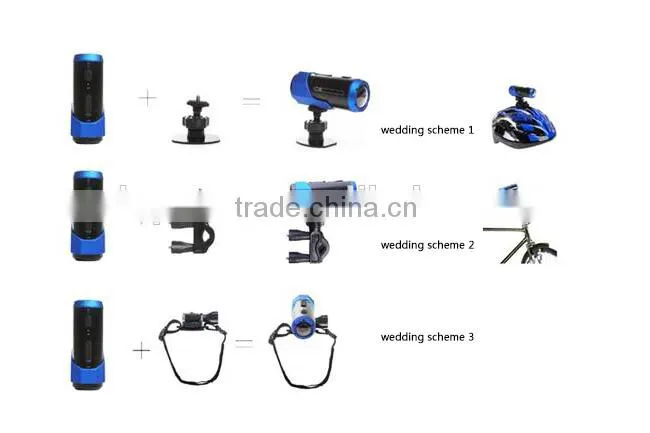 AIT8427P HD 1080P helmet sport action camera with wifi