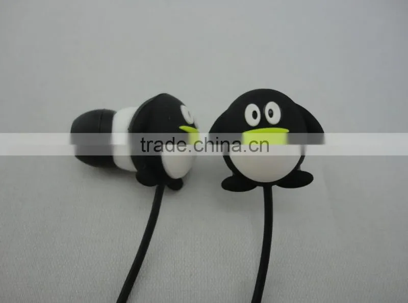 3D gift heart earphone