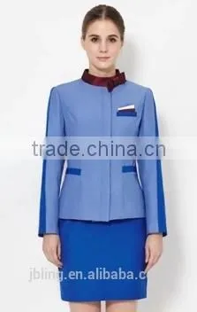 wholesale custom high quality hotel uniform, hotel reception uniform, uniform hotel front office