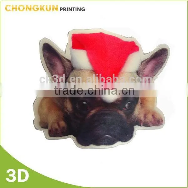 2016 new Christmas greeting card 3D lenticular card
