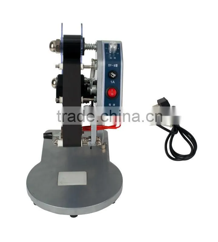 DY-8 portable manual hot color ribbon date coding machine