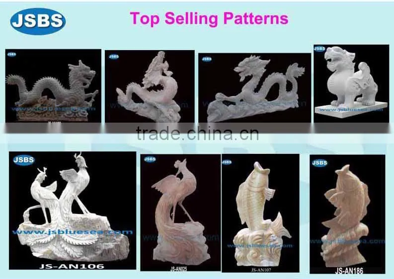factory supply natural marble outdoor eagle statues