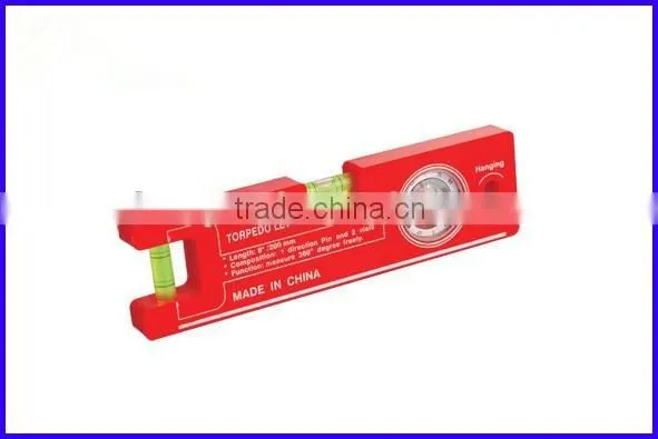 Aluminum Accurate Magnetic Spirit Level Ruler Protractor Spirit Level
