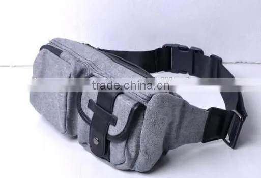 New Fashion Multi-functional Sports Bag 6 Zipper Pockets Waist Bag Fanny Chest Pack with Small Personal Stuffs