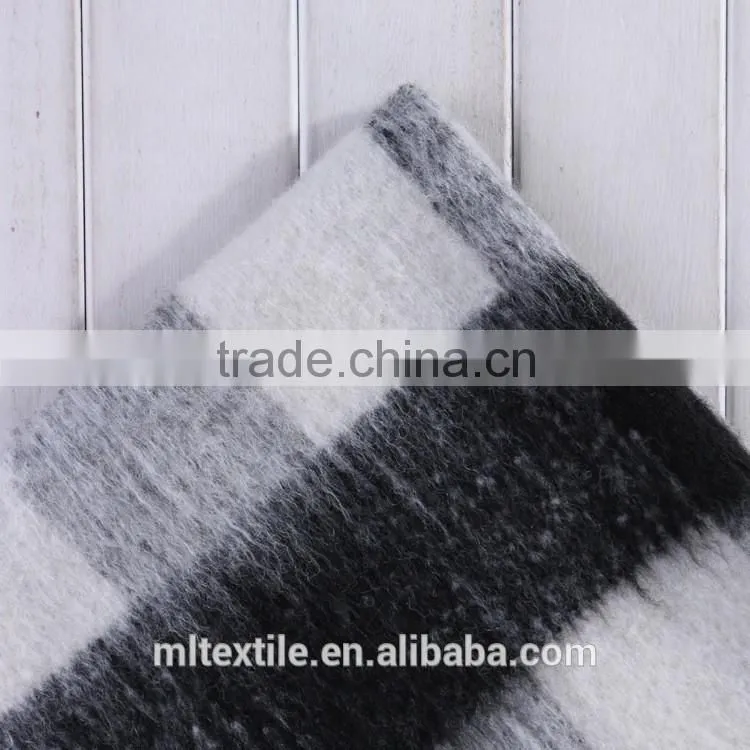 coats fabric plaid wool fiber fabric textile/woolen cloth