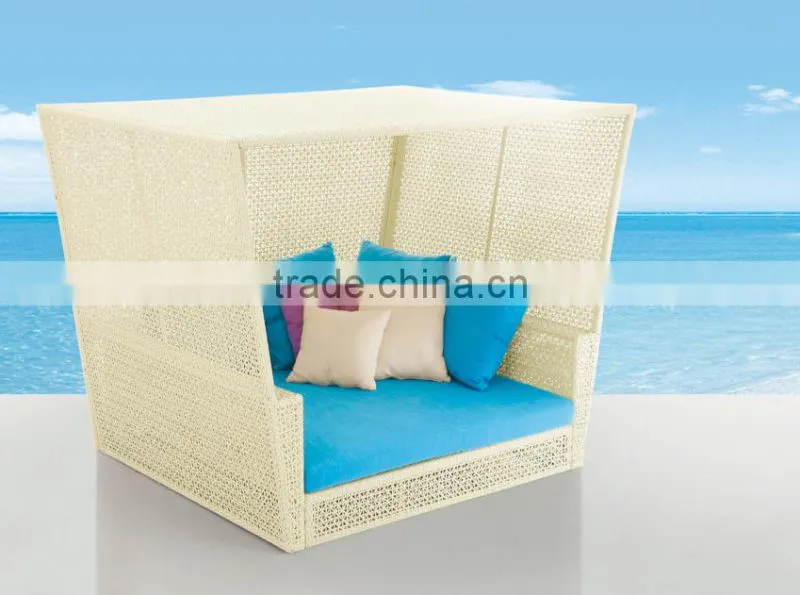 PE Rattan Wicker Cheap Outdoor Patio Daybed(DH-9659)