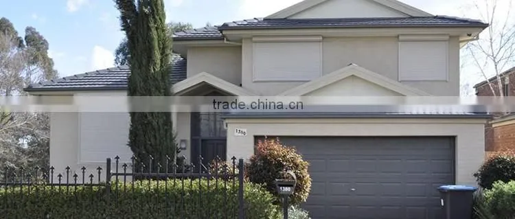 electric window shutters exterior