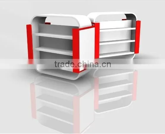 acrylic shelf for products display in the market