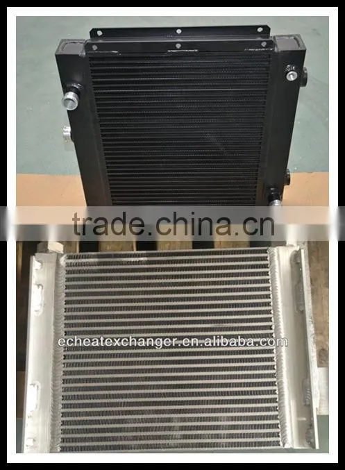 WX EC high quality air to oil cooler for screw compressor