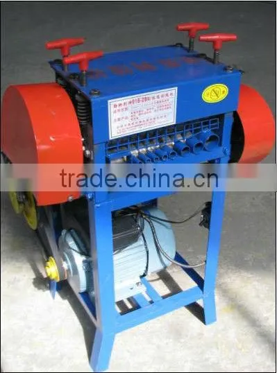 Dual-channel wire stripping machine