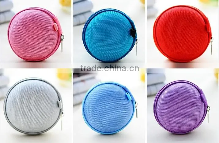 2016 factory stock cheap price mini EVA earphone case