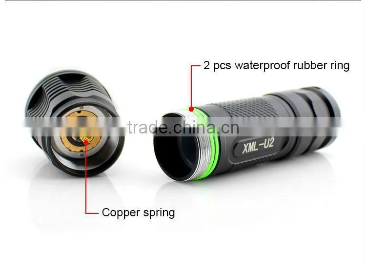 GOREAD Y5 High bright rechargeable XML T6 10W tactical flashlight