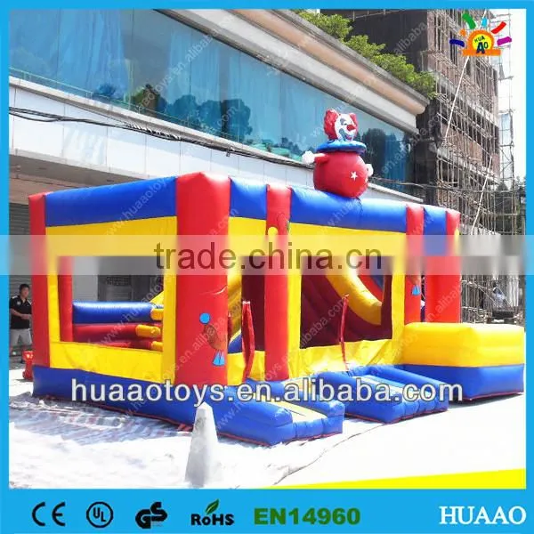 2014 new popular inflatable bouncy slide combo for sale