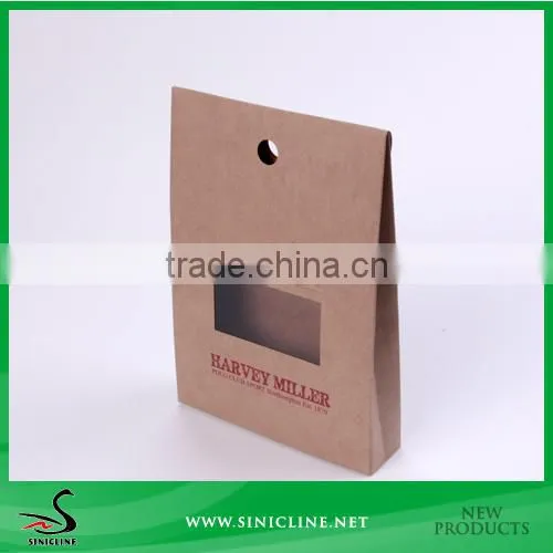 Sinicline Kraft Paper Bag For Gift Packaging New Design