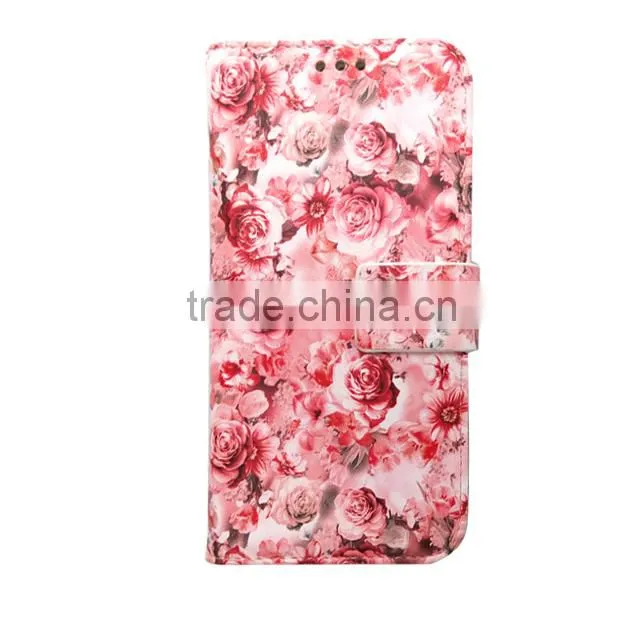 2015 Newest Printed Wallet Flip Leather Mobile Cell Phone Case For BQ More Model
