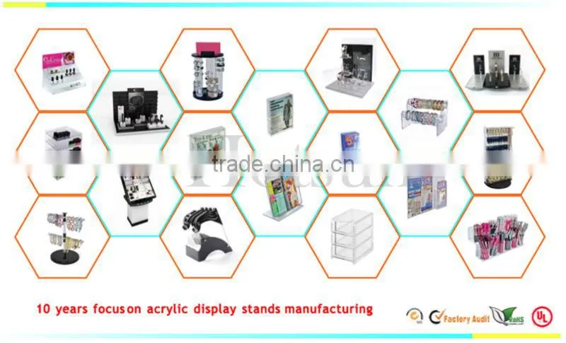 Wholesale clear wall mounted acrylic bathroom shelves