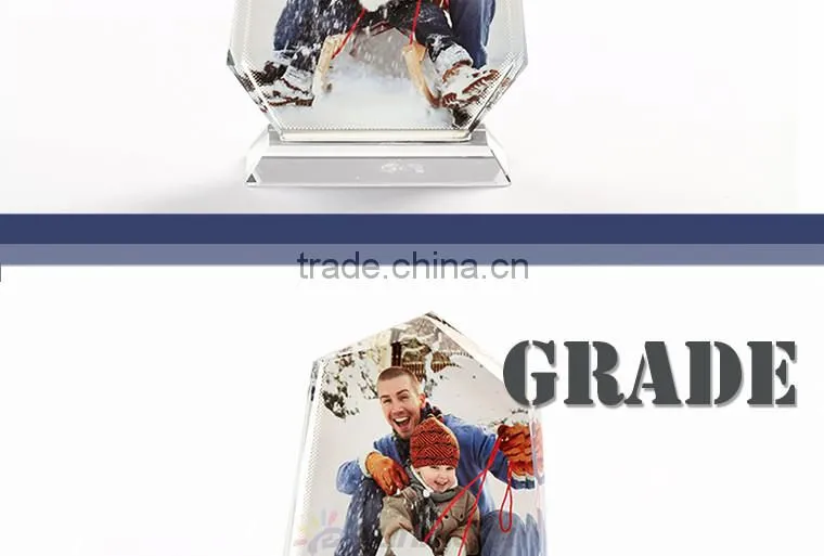 Sunmeta factory sublimation cystal trophy for 3D vaccum machine BXP-01