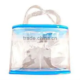 BOPP pvc soft zipper bag