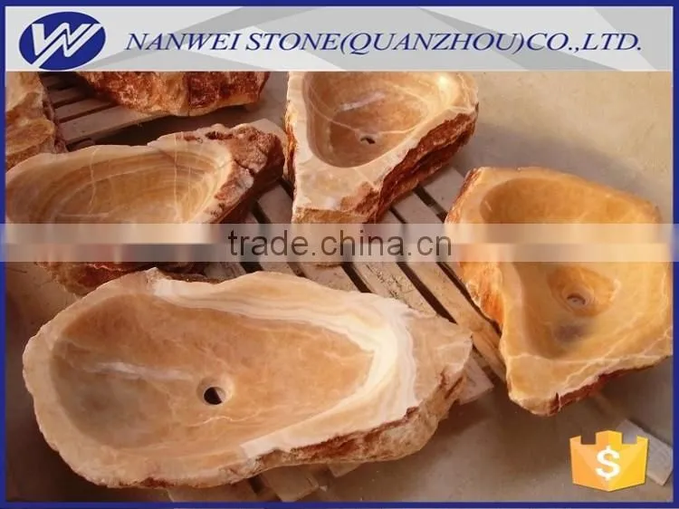 New design nature stone bathroom art wash basin