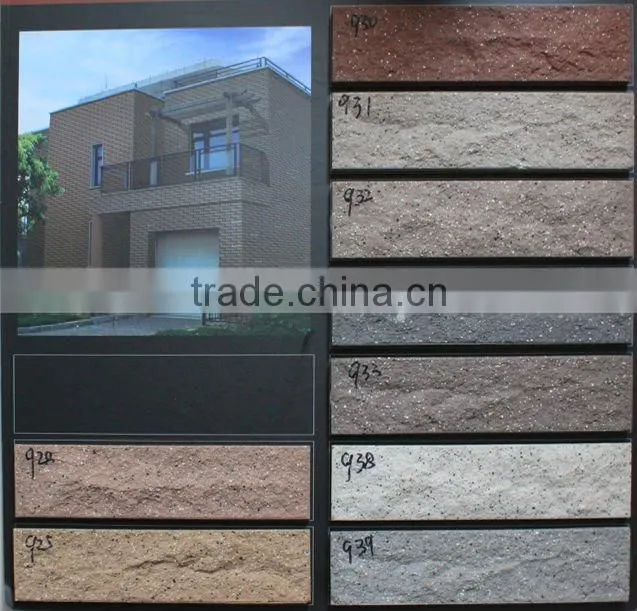 Clay Wall Tile with two mould surface from brick factory(46x245mm)