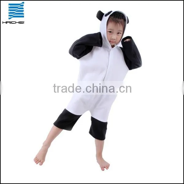 Halloween animal clothing panda child costume with hood