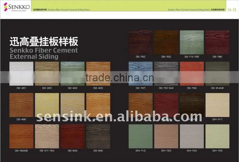 Fiber Cement Siding / External Wall Board / Wall Panel (SH-524B)