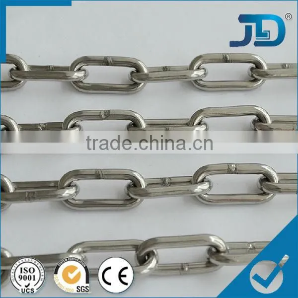 high quality stainless steel and galvanized steel din763 link chain