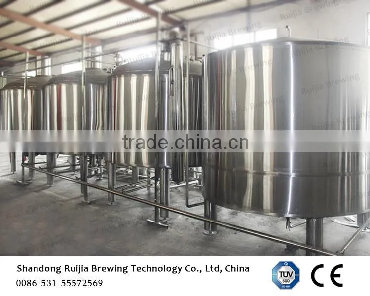 Ruijia popular home brewery copper plating brewhouse beer brewery equipment
