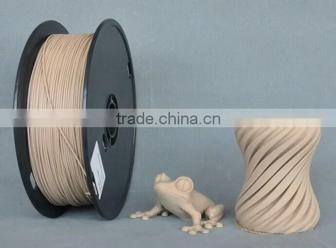 WANHAO factory manufactured wood filament tolerence 0.02mm 1.75mm for 3d printer