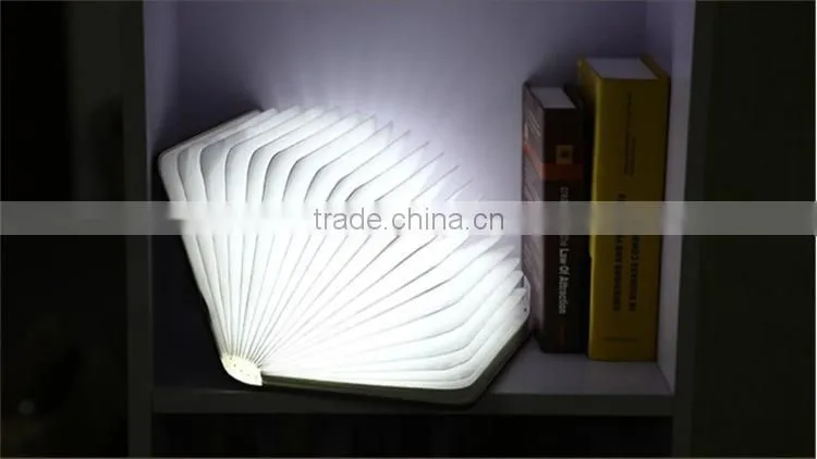 Book shape flexible creative USB led lamp