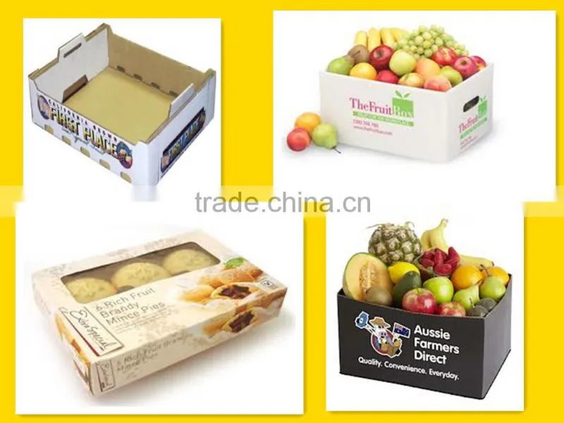 China factory recyclable fruit packaging box with high quality