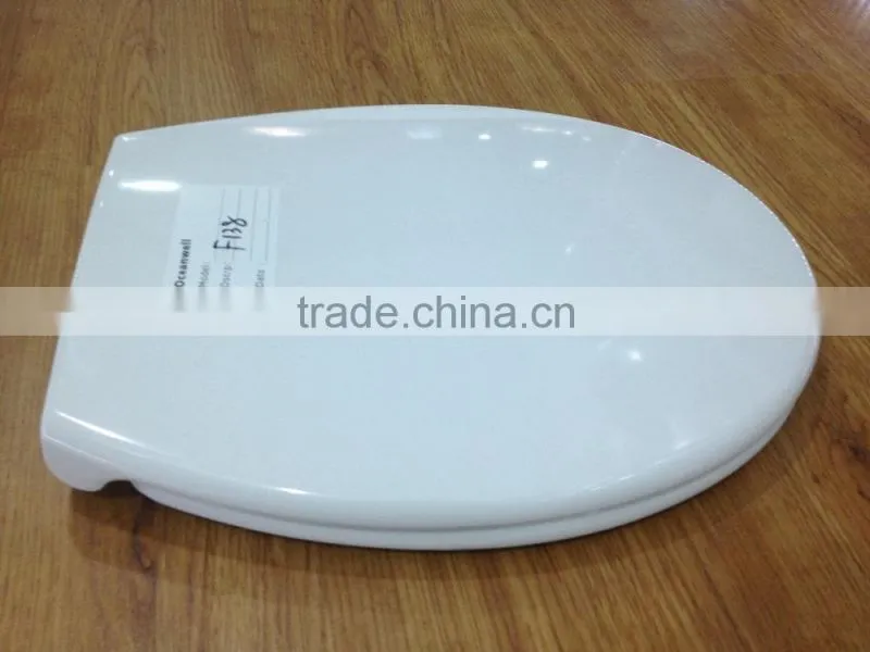 EU standard toilet seat with soft close and quick release suitable for your bathroom made in China