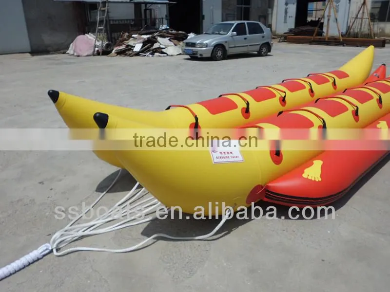 hot salel 8 person catamaran inflatable banana boat