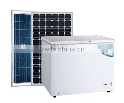 230Litres solar power Deep freezer/display/refrigerator new solar design 200L solar battery powered wholesale cheap freezer